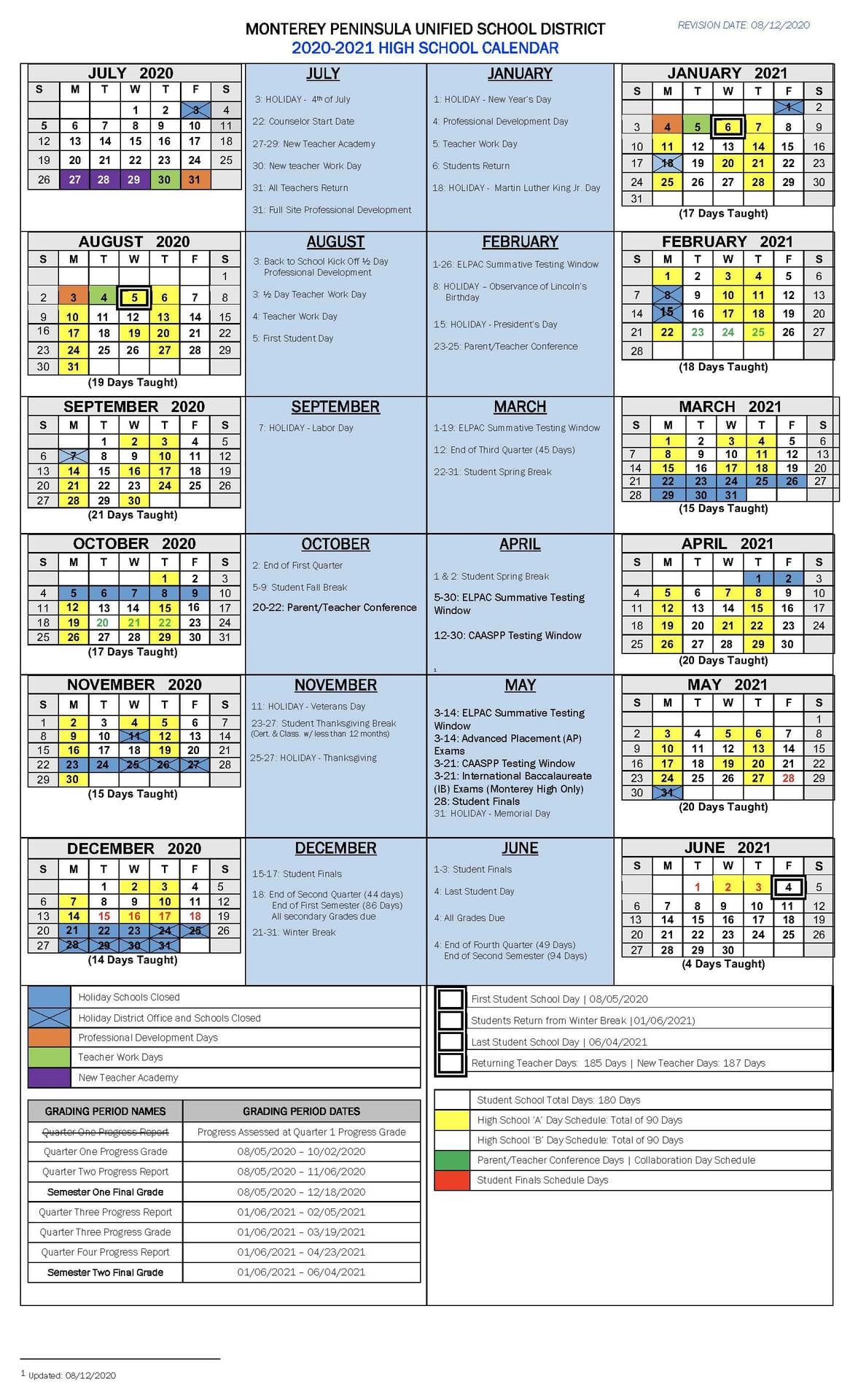 10 Essential Dates In Peninsula School District Calendar