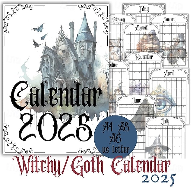 10 Ways To Plan With Gothic Calendar 2025