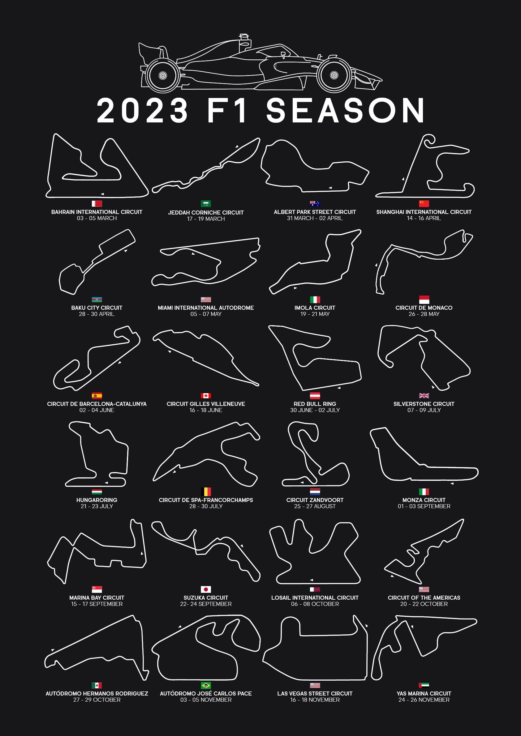 2023 F1 Calendar Download: Get Ready For The Season