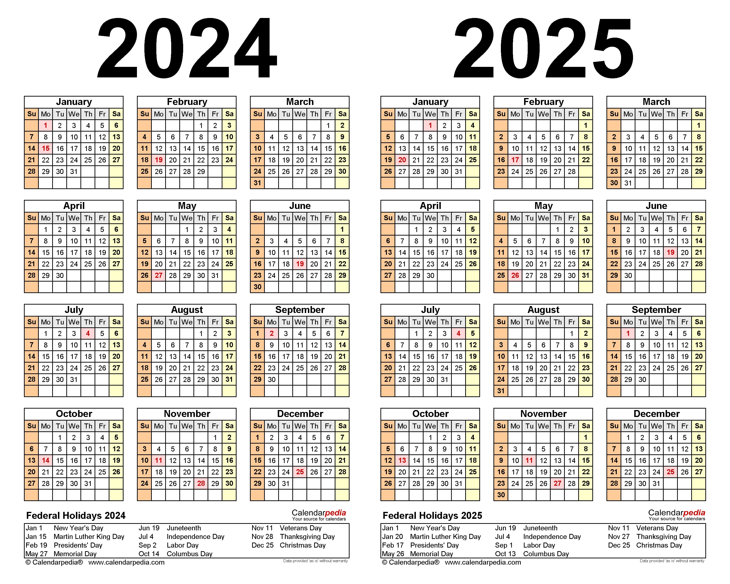 2024-2025 Calendar With Holidays: Plan Ahead Easily