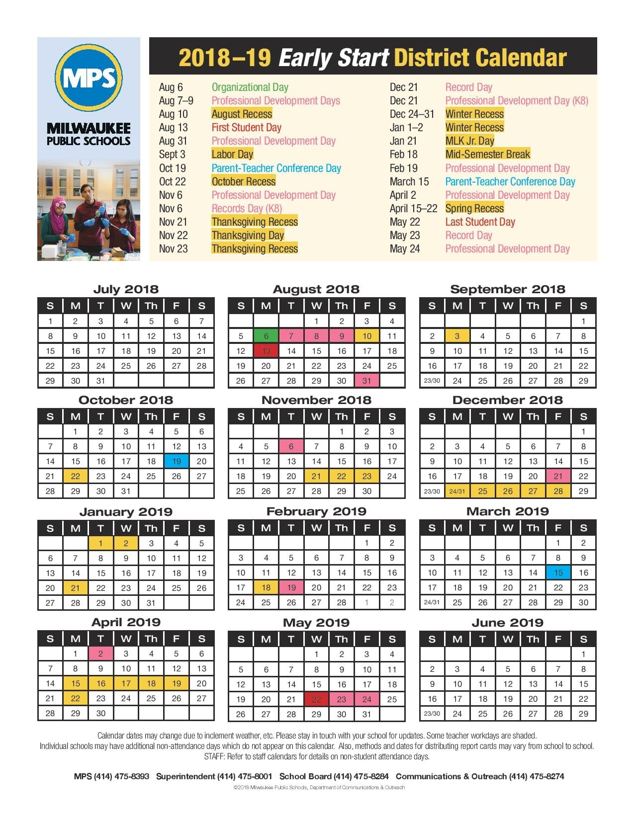 2024-2025 Milwaukee School Calendar: Key Dates Inside