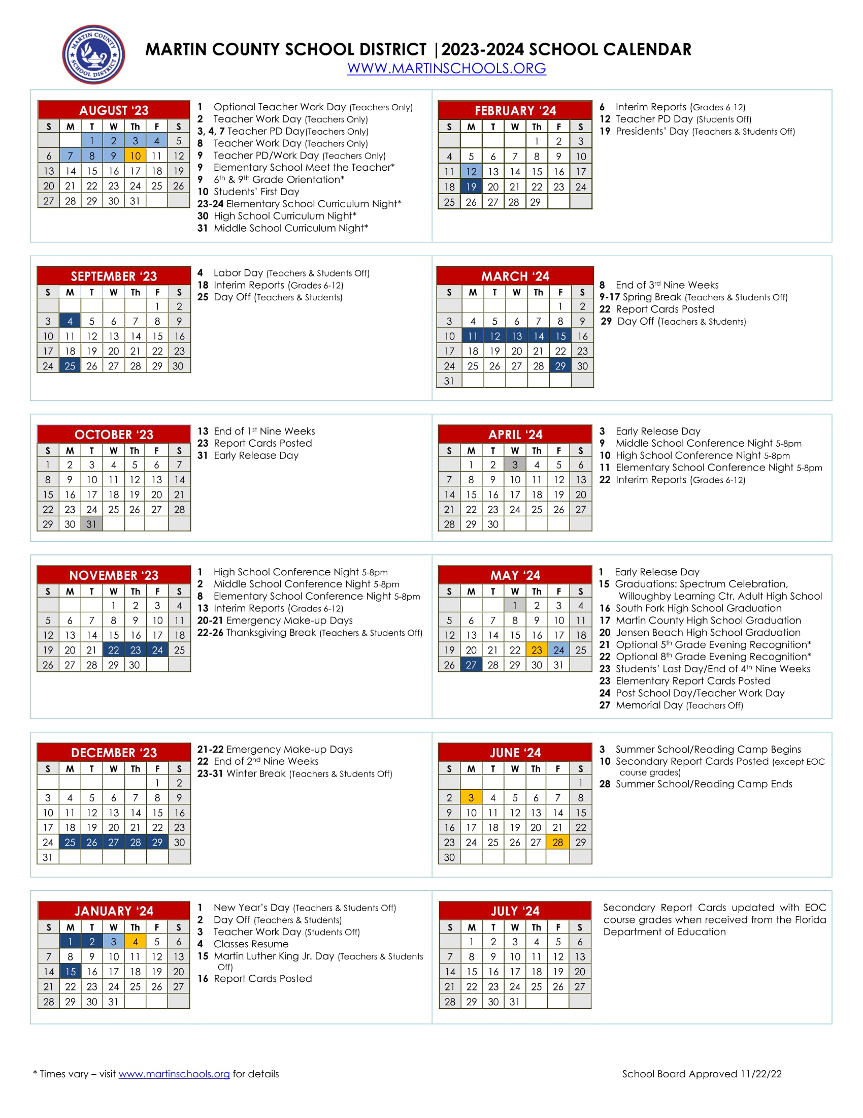 2024-2025 School Year Calendar: Key Dates To Know