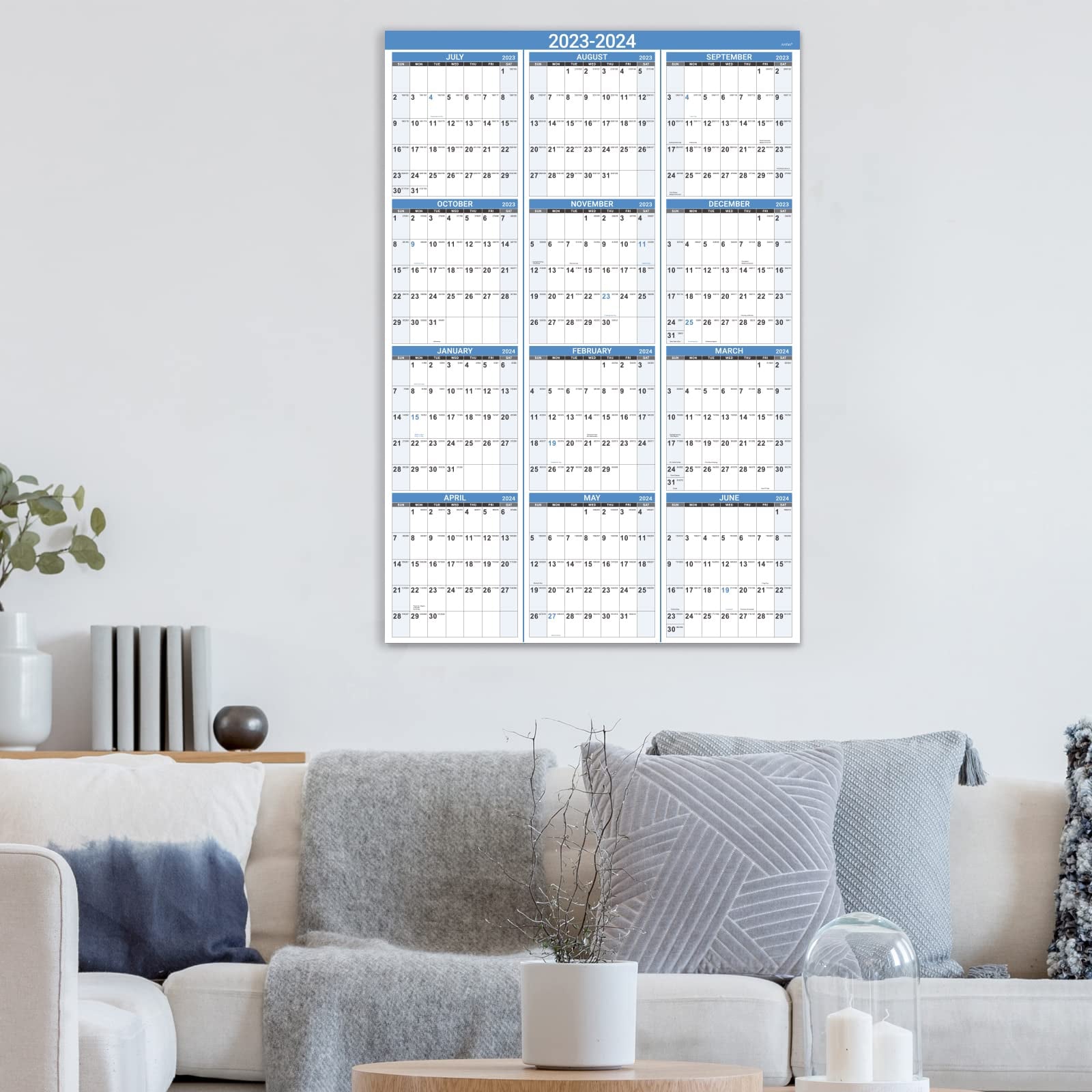 2024-2025 Wall Calendar: Plan Ahead In Style