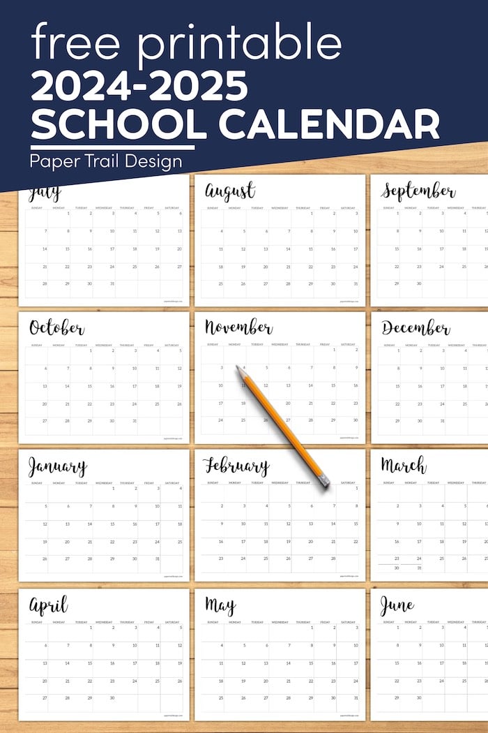 2024-2025 Wava School Calendar Printable Options