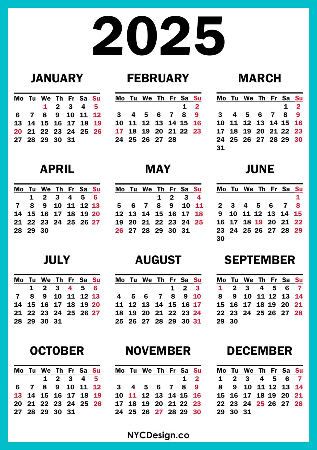 2025 Calendar Holidays List And Important Dates