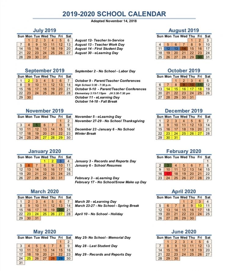 2025 Tech Calendar