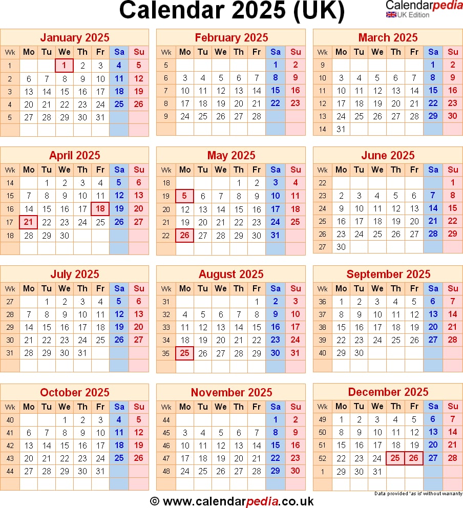 2025 Ul Calendar: 12 Key Dates To Remember