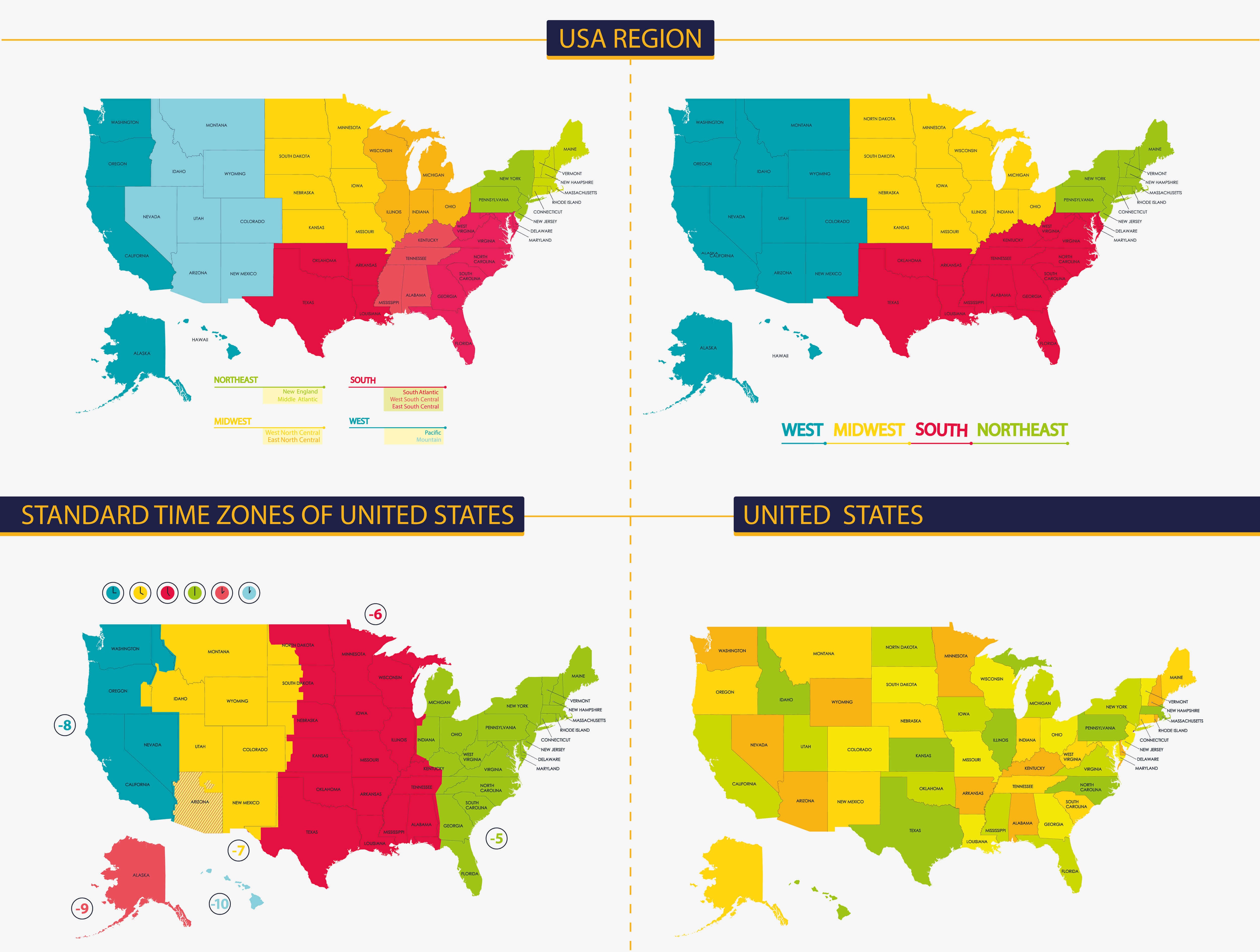 5 Us Cities In Sd Time Zone