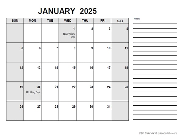 5 Ways To Get A Free 2025 Calendar By Mail Usa