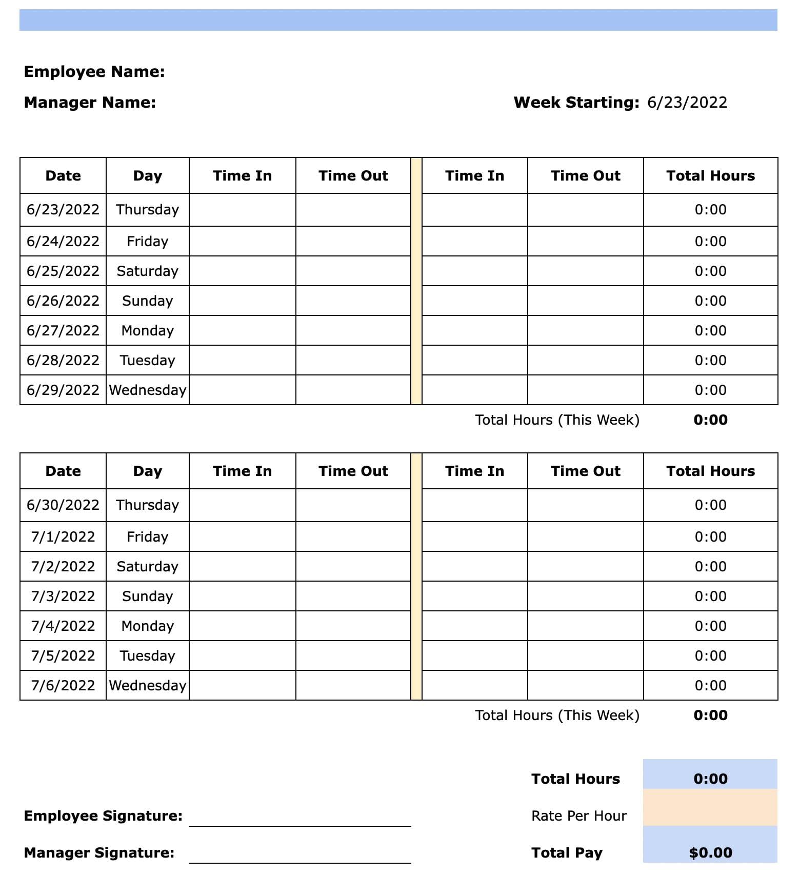 5 Ways To Use A Time Card Calculator With Lunch