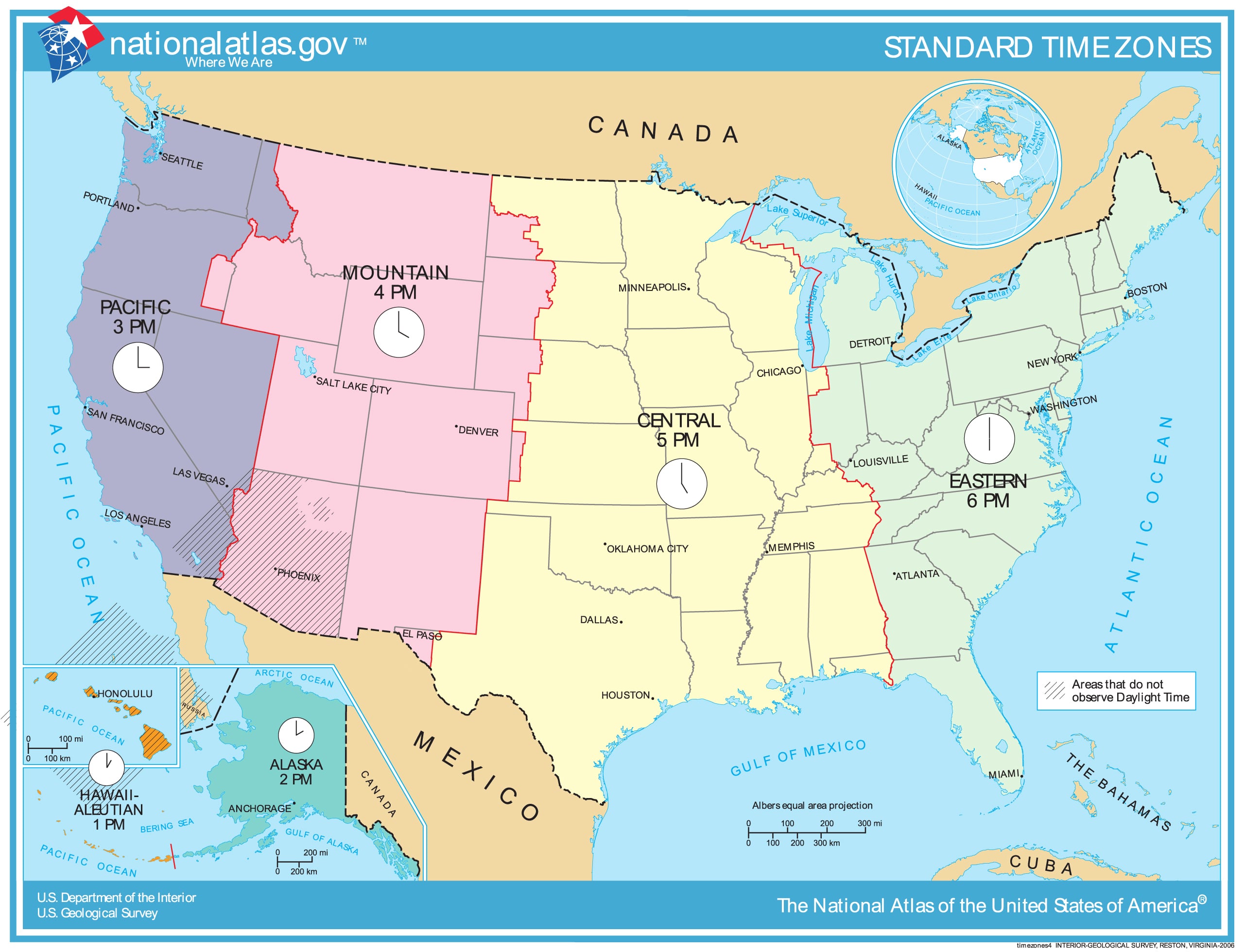 6 Us Time Zones Explained Simply