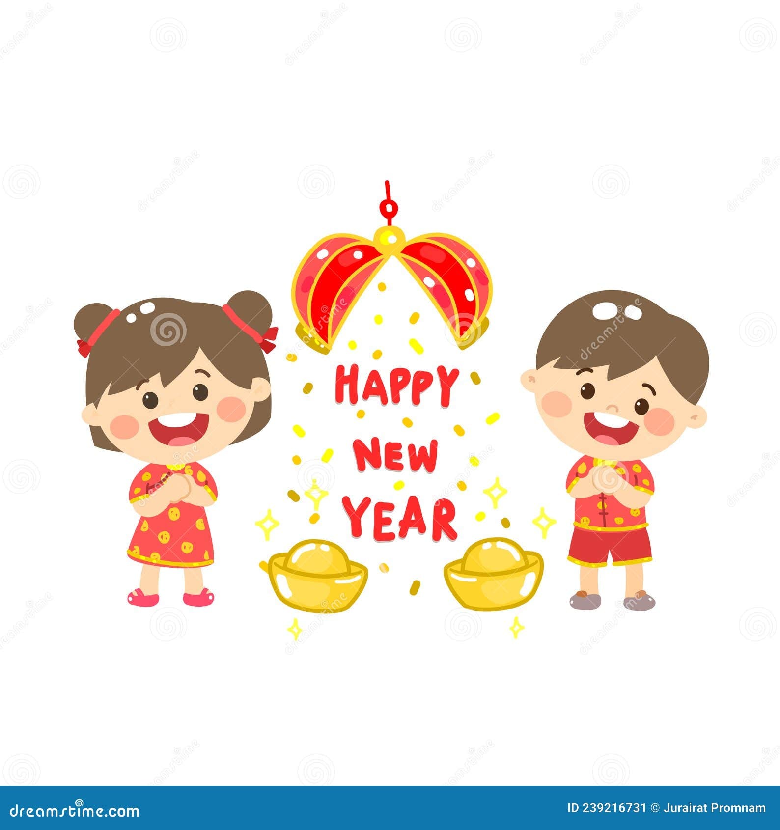 7 Cute Chinese New Year Cartoon Pictures