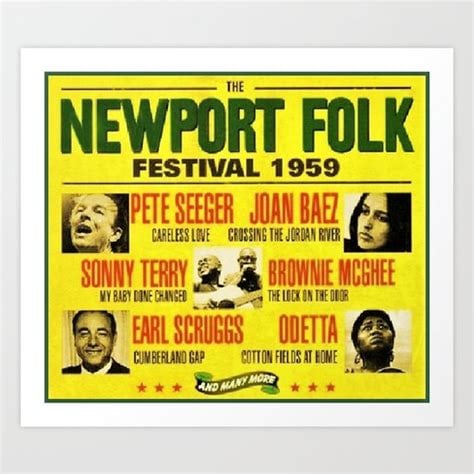 7 Rare Newport Folk Festival Posters Youll Love