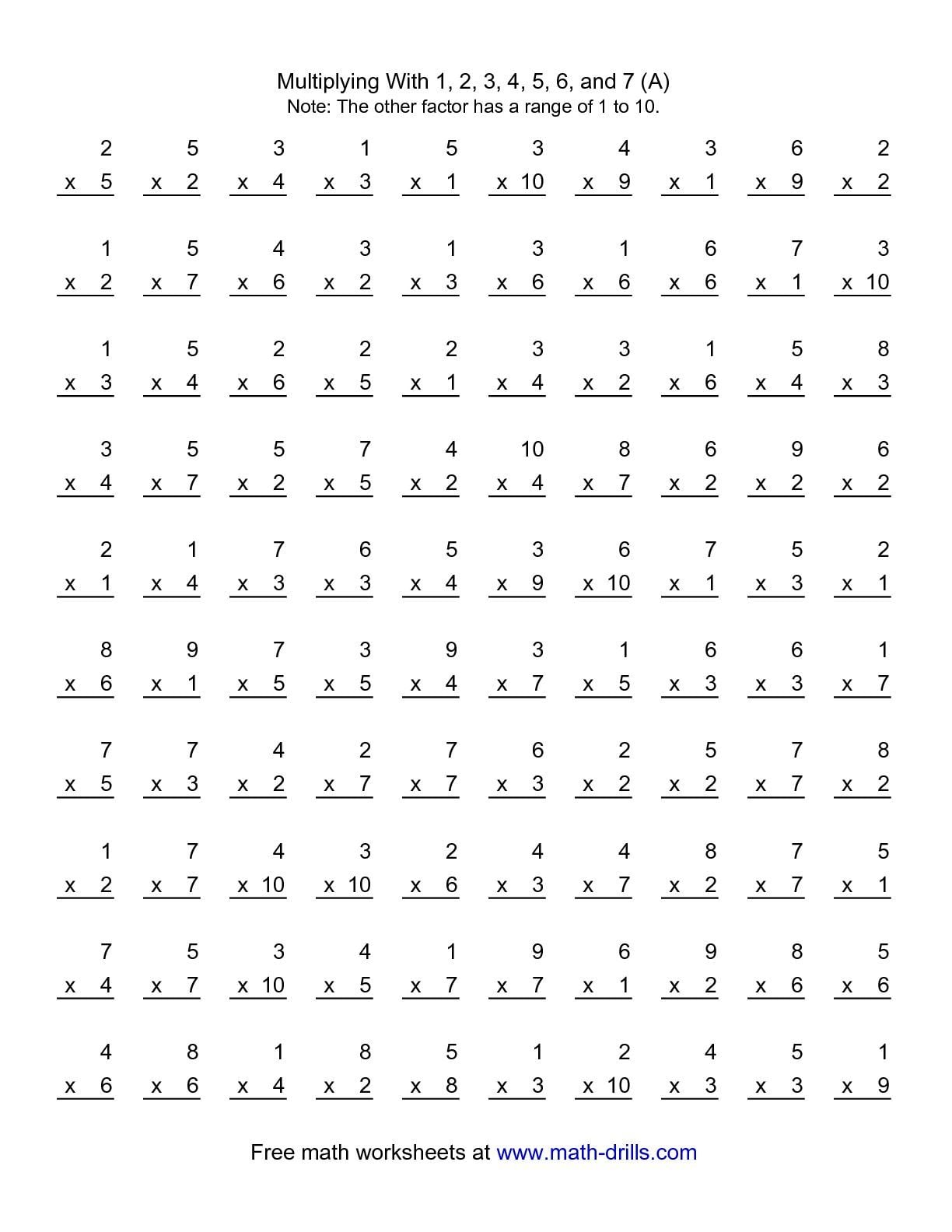 7 Simple Multiplication Facts To Know