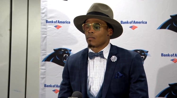 Cam Newton's Panama hats add a touch of elegance to his summer outfits