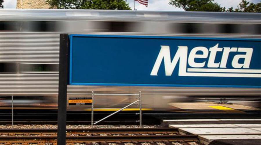 Metra train safety features