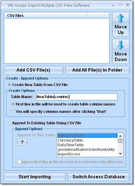 Access Data Import/Export Specification Pros and Cons