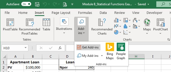 Access To Excel Add-in