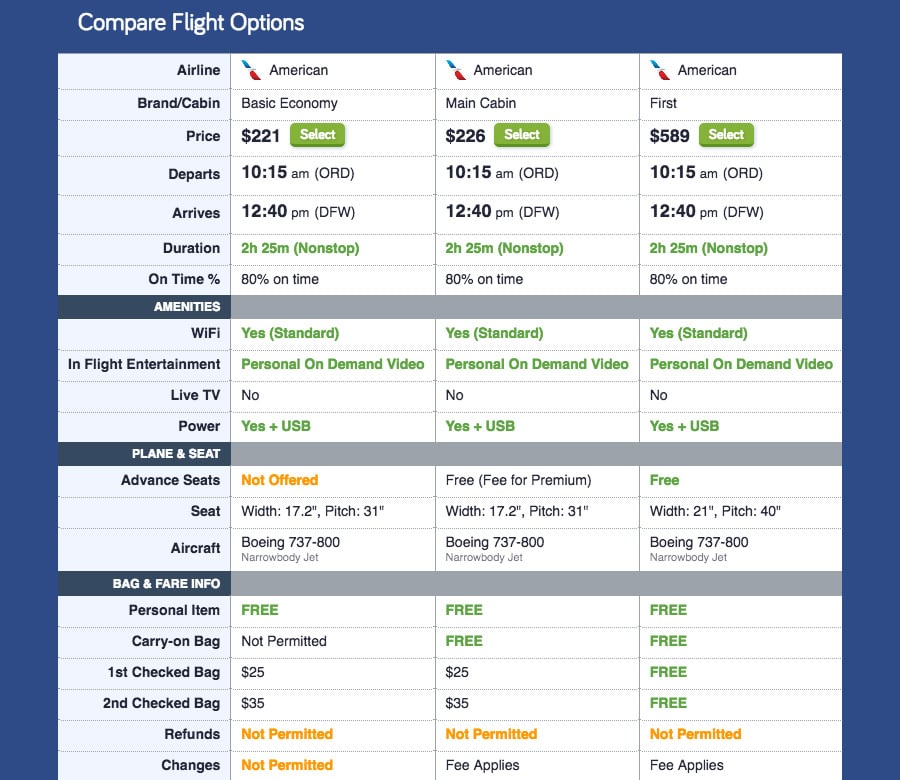 Airlines and Flight Options