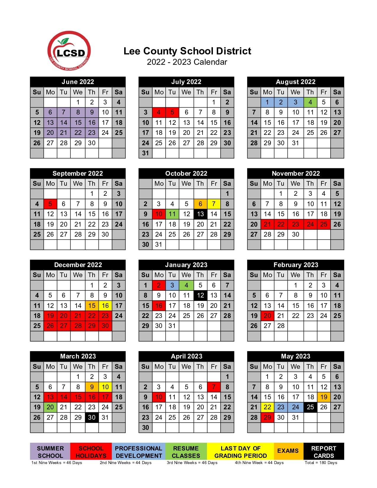 Alabama Academic Calendar 2024-2025