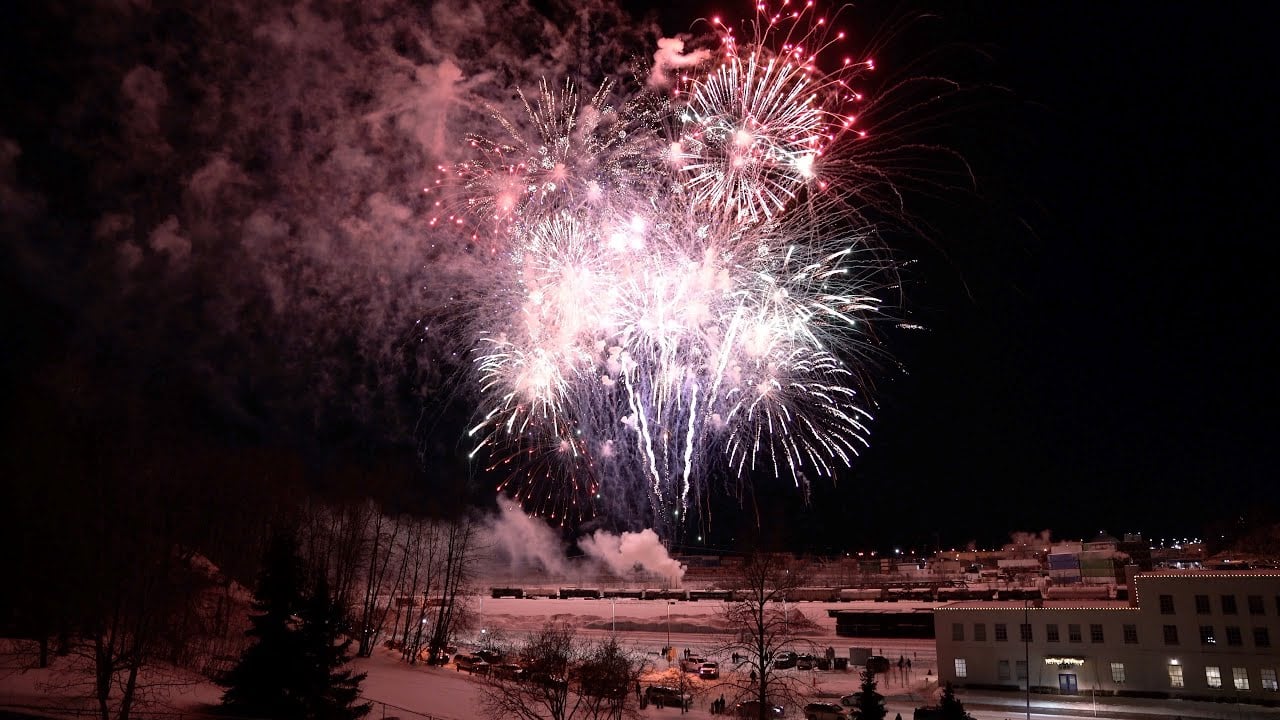 New Year's Day in Alaska