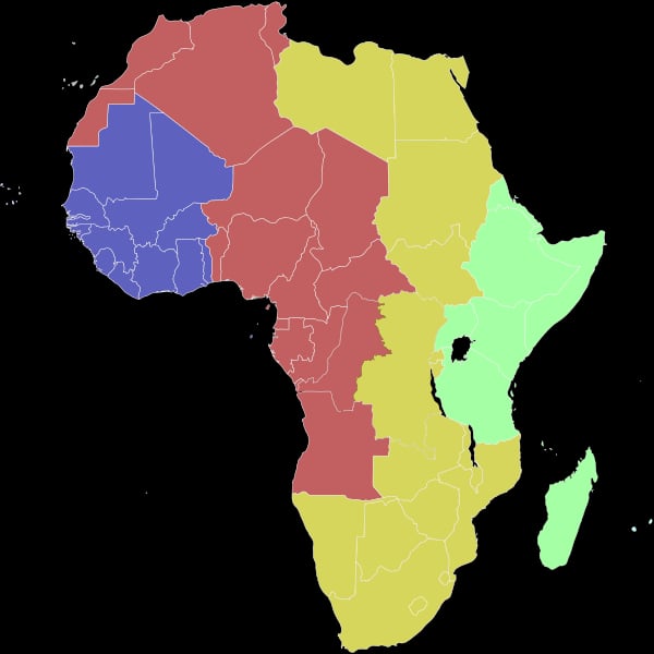 Algeria Time Zone Map