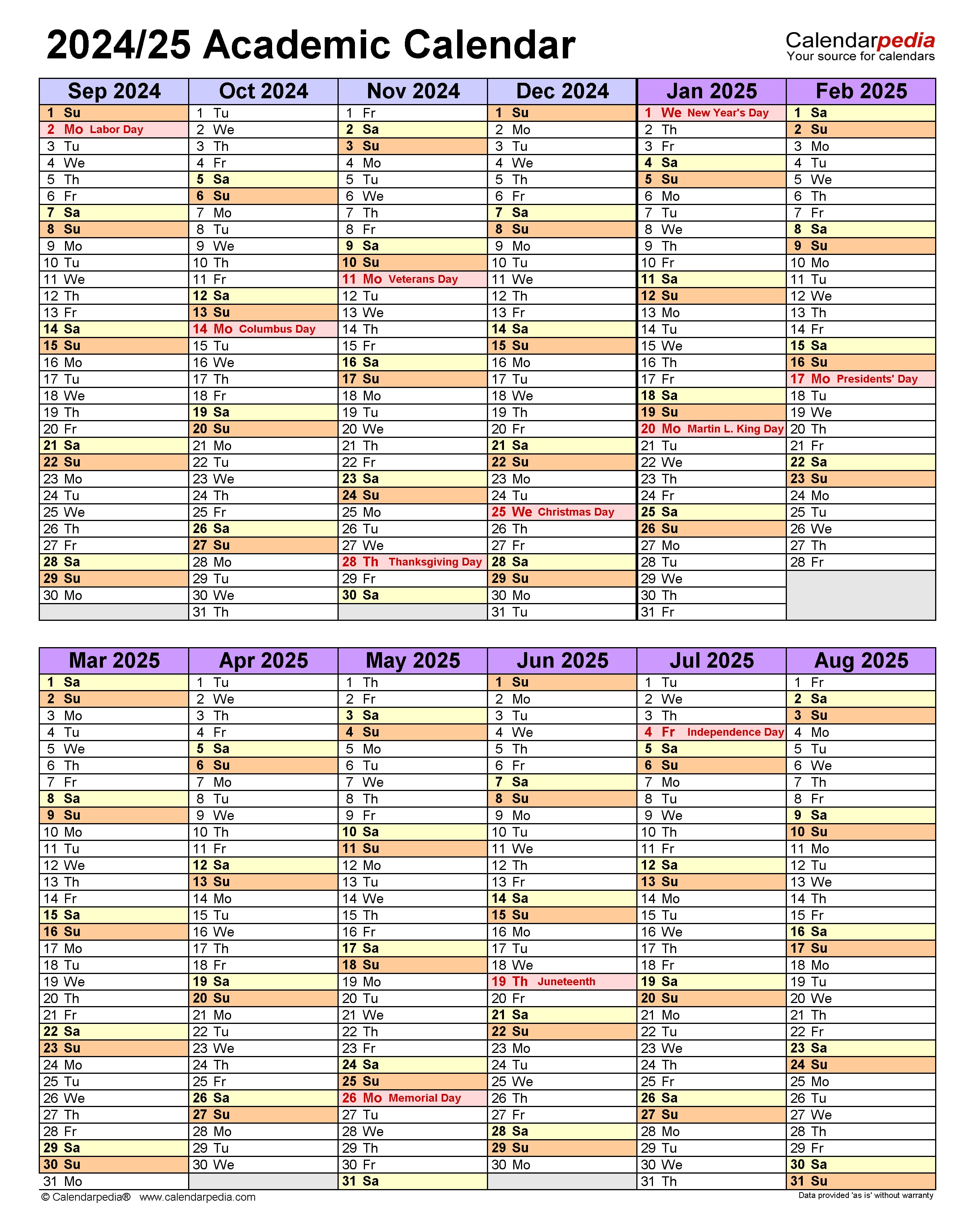 Algonquin College Calendar 2024-2025 Academic Year Schedule