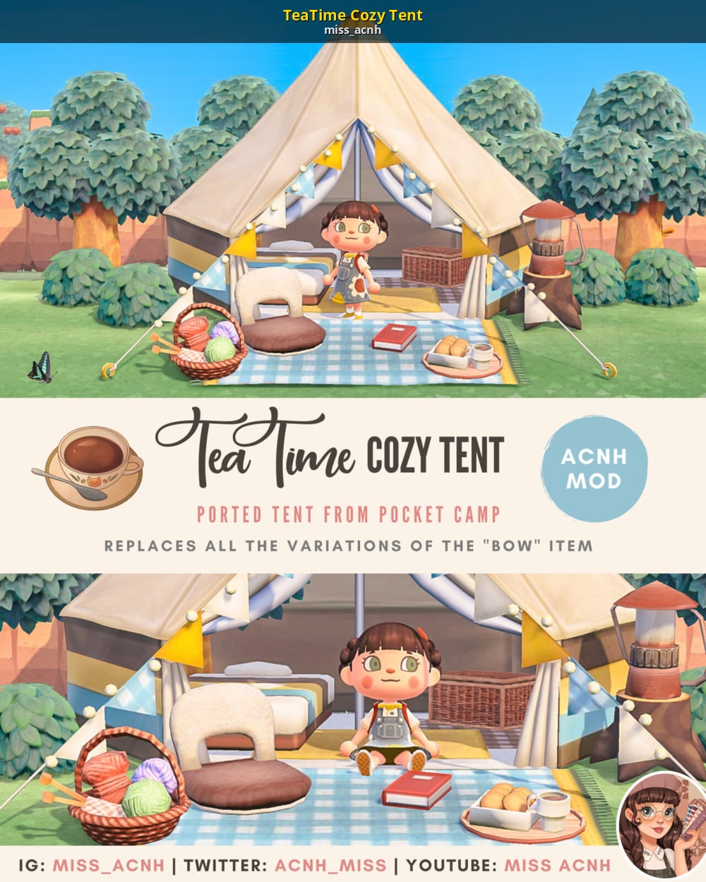 Animal Crossing: New Horizons Tent