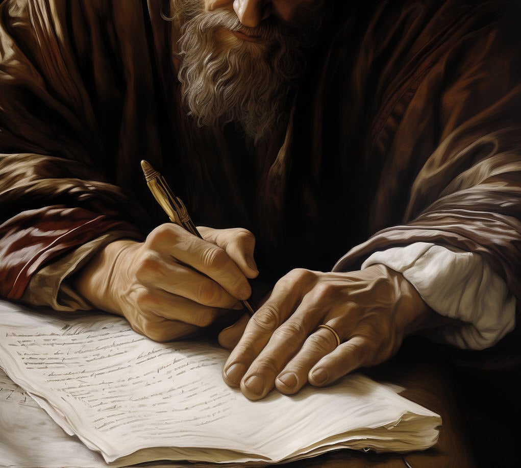 Apostle Paul Writing