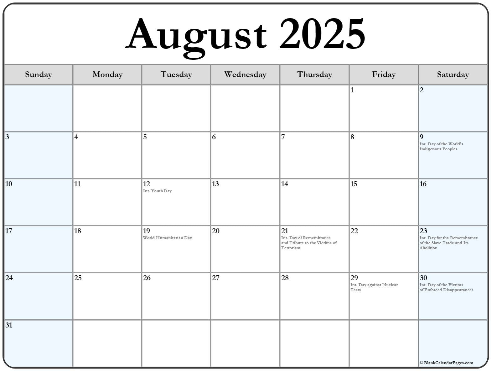 August 2025