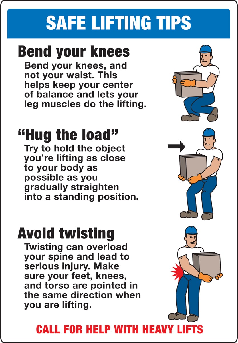 Avoid Heavy Lifting