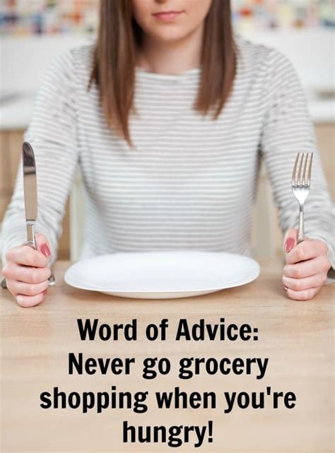 Avoid Shopping When You're Hungry