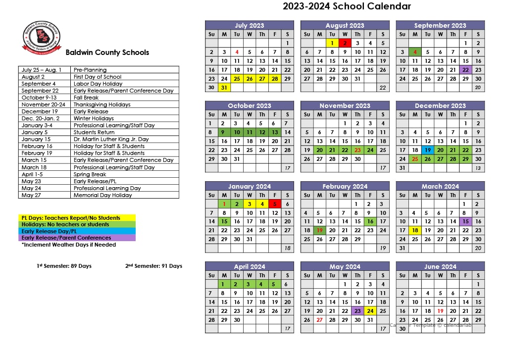 Baldwin Wallace Academic Calendar 2024-2025 Key Dates