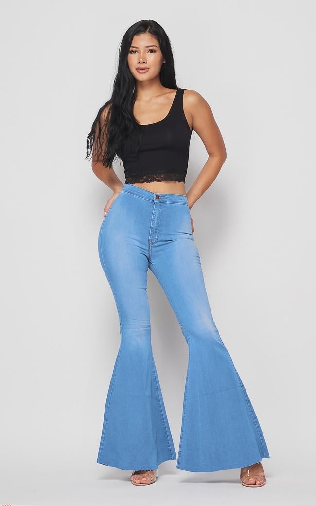 Bell-bottoms and flares add drama to your outfit