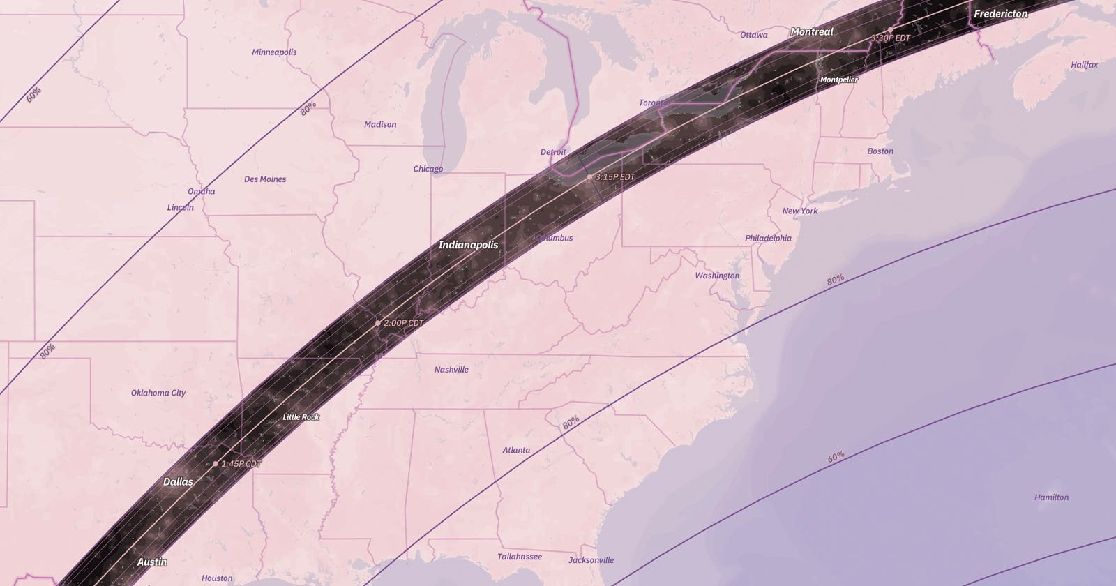 Best Locations for Viewing the Eclipse