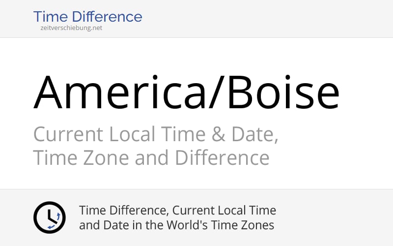 Boise Time Zone and Business