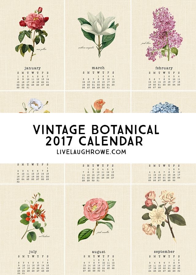 Botanical Calendar