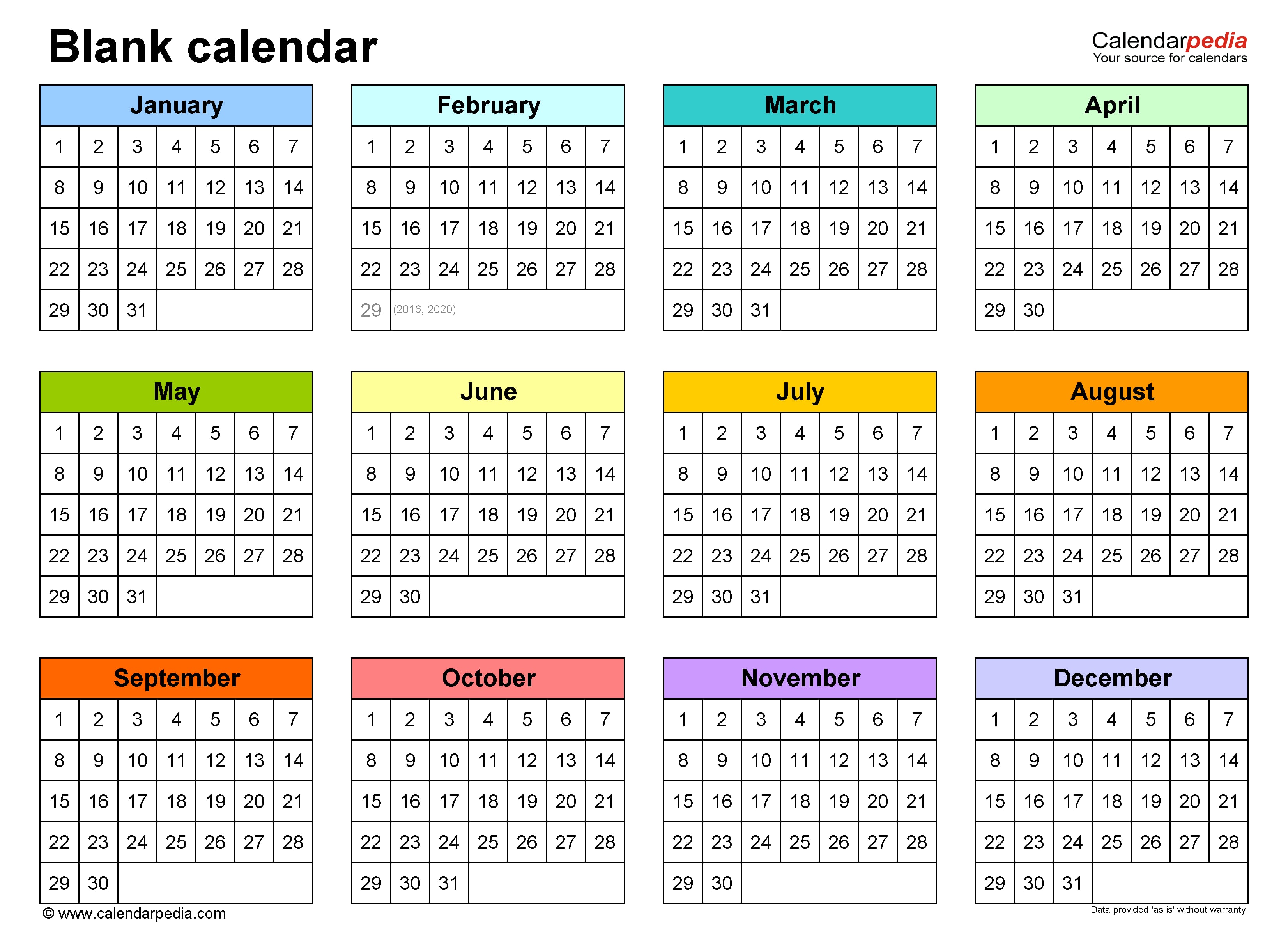 Download a Calendar Template