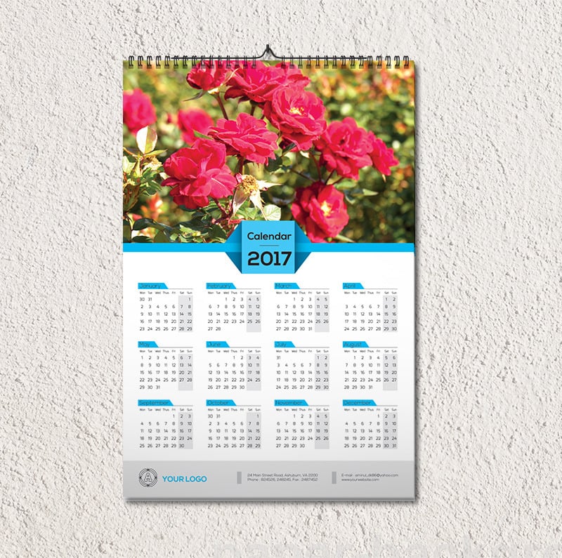 Calendar Template Features