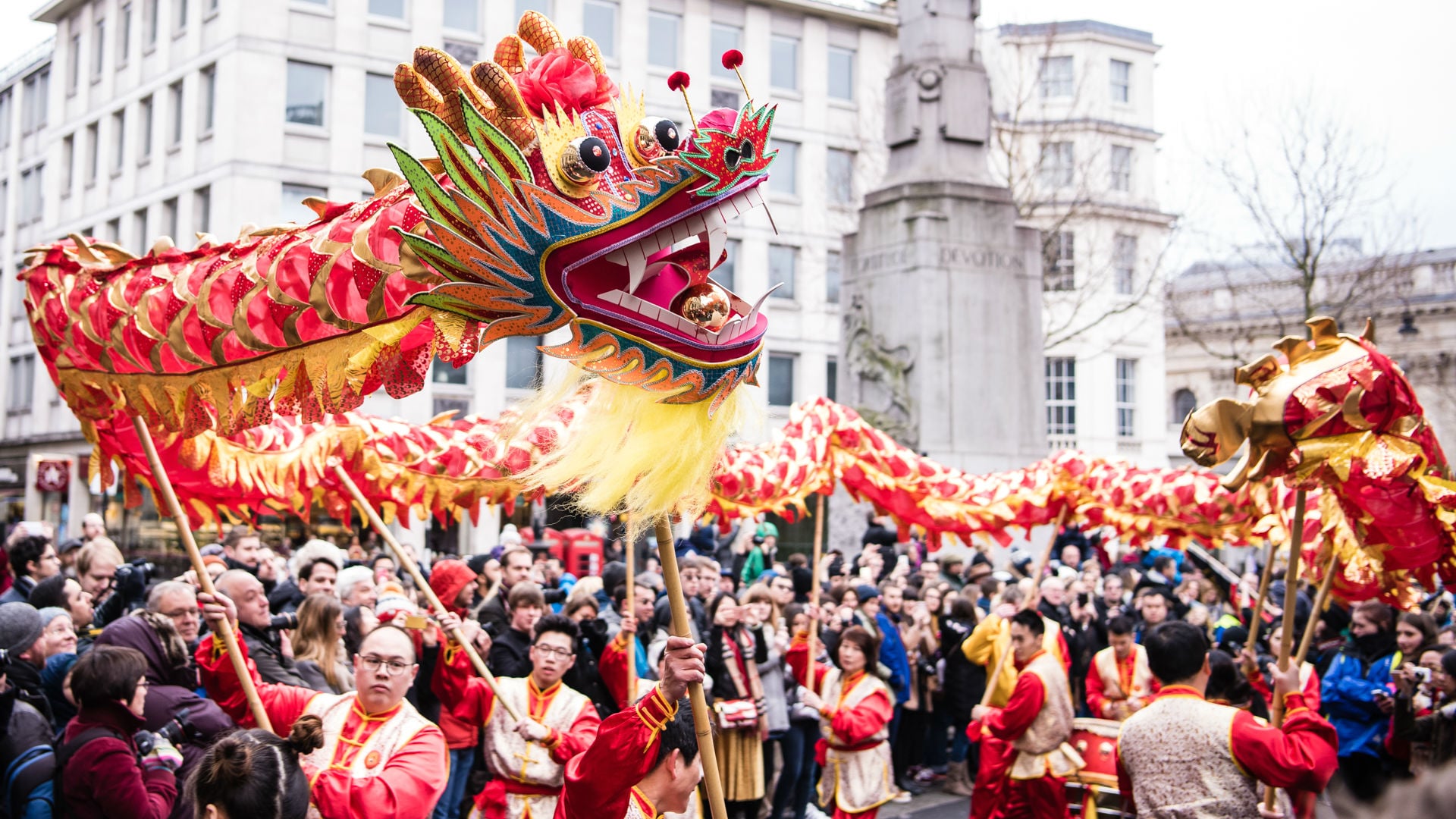 Celebrating Chinese New Year With The Dragon Image