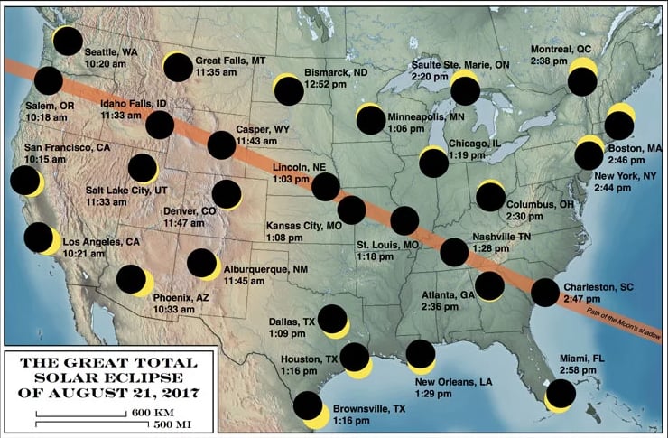 Check Eclipse Time For Your Location Today