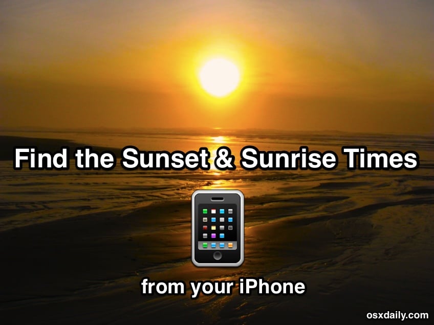 Check Todays Sunrise Time Quickly And Easily