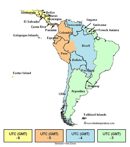 Chile Time Zones