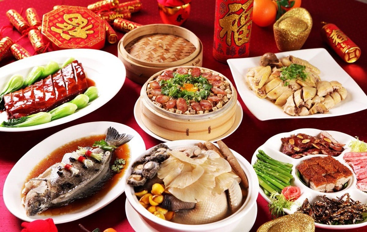 Traditional China New Year Foods