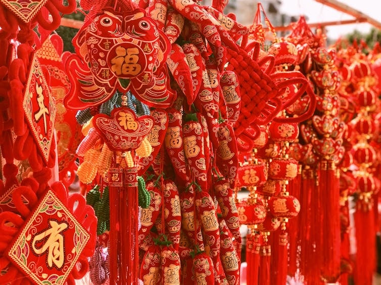 Chinese New Year Red Decorations