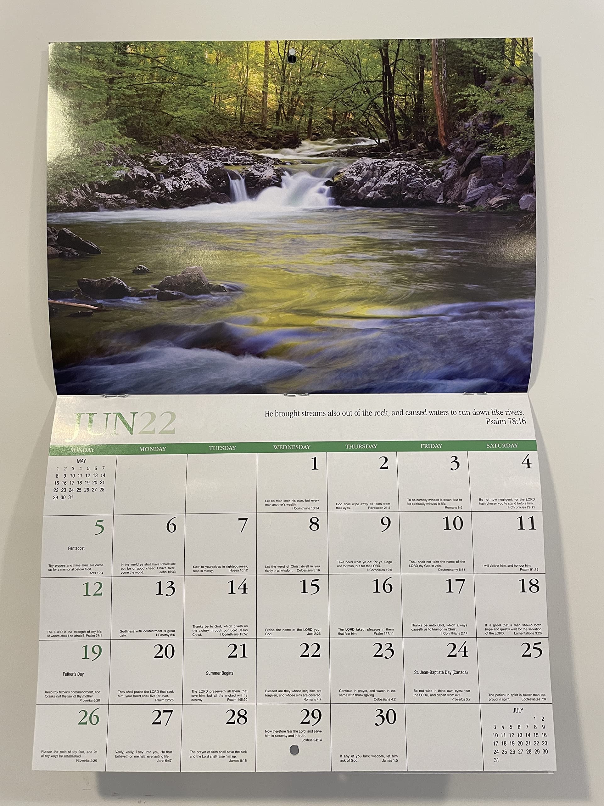 Christian Photography Wall Calendar