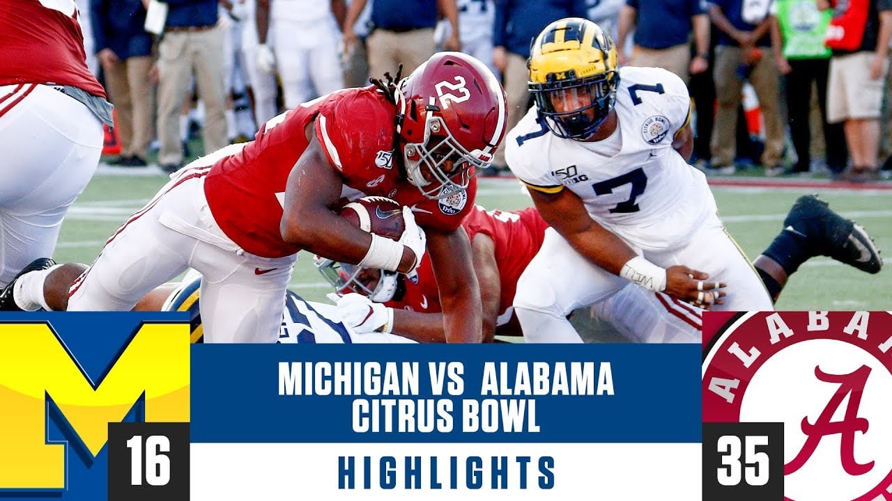 Citrus Bowl: #13 Alabama vs. #14 Michigan State