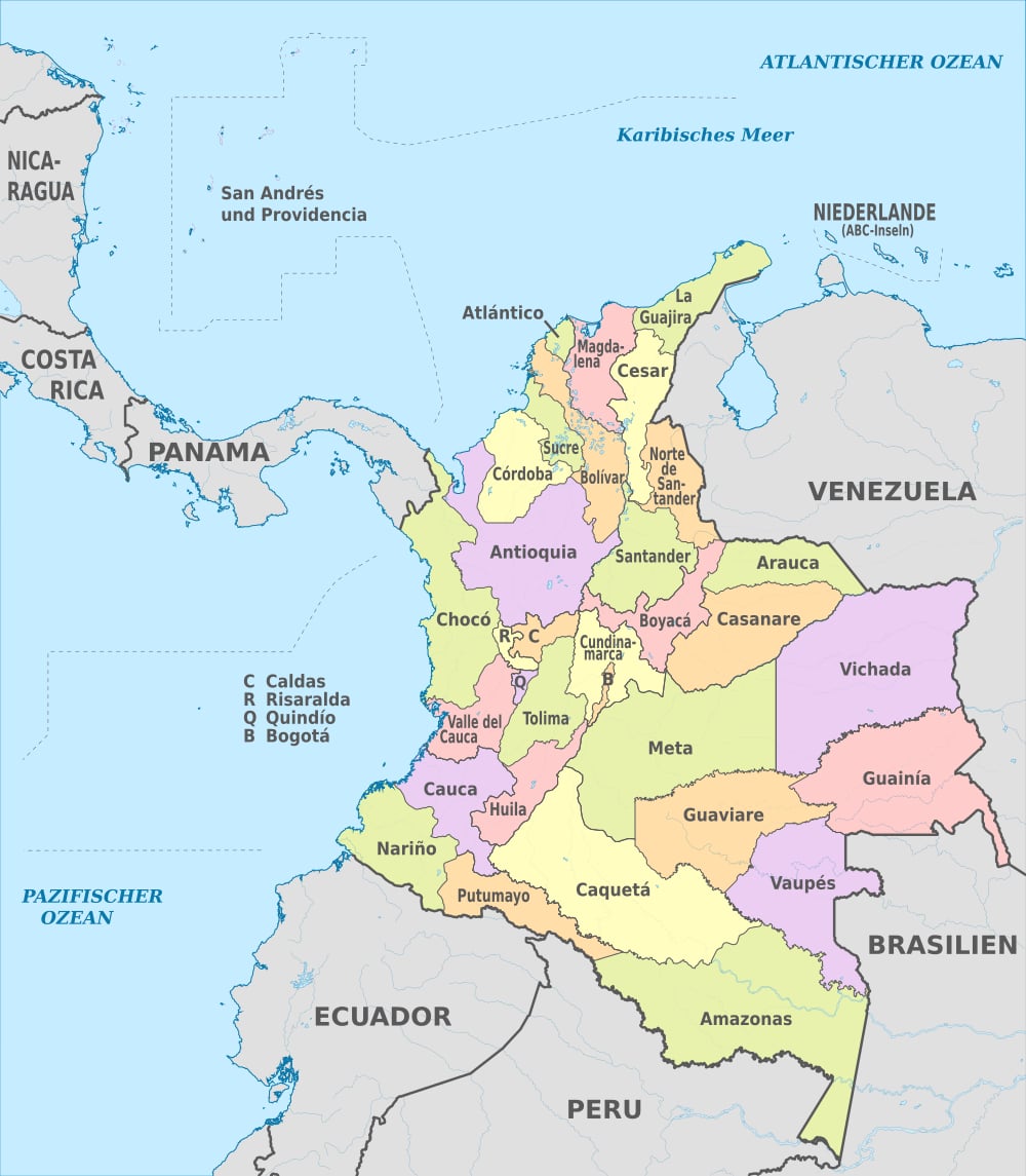 Colombia Regions