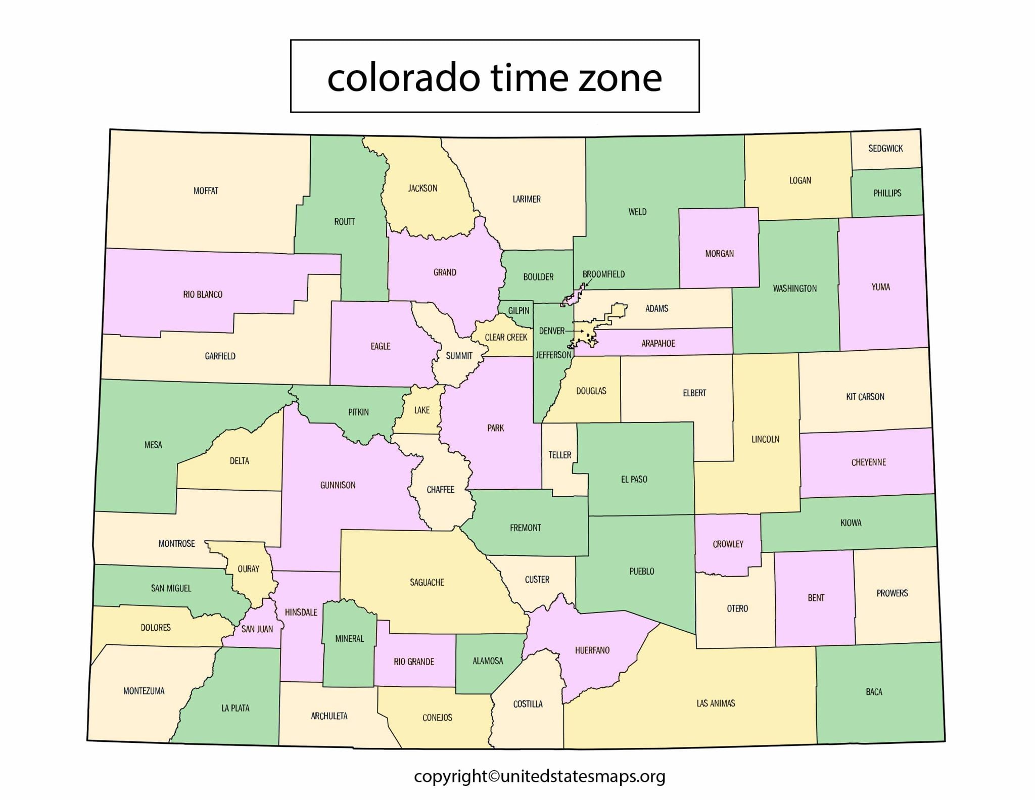 Colorado Time Zone in Different Seasons