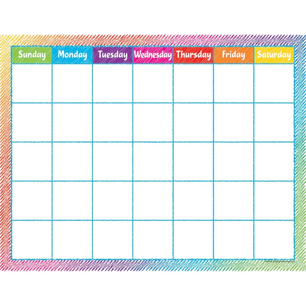 Colorful Calendar Printable